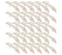 DOITOOL Kit de Loisirs Créatifs sur Bois 40 Rondelles D'épée à Peindre, Thème Pirate, Bois Non Finition, pour Projets Artistiques et Activités Manuelles