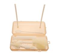 DOITOOL Kit de Nettoyage Biberon Bébé Portable Égouttoir | Séchage Vertical Plateau, PP et Acier Inoxydable, Silicone, Design Pliable, Cuisine et Voyage