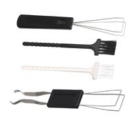 DOITOOL Kit De Nettoyage Clavier Mécanique Brosse Antistatique Extracteur De Touches, pour Bureautique Et Maison, Usage Multifonction Smartphone Et Ordinateur, Brosse Douce Et Dure Noire Et Blanche