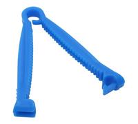 DOITOOL Kit de Pinces Ombilicales Coupantes et Croissance Rapide Jetables en Plastique Bleu 100 Pièces Prévention des Hémorragies Cordon Ombilical pour -nés et Troupeaux