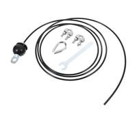 DOITOOL Kit de Poulie de Musculation Réglable en Câble Acier Haute Résistance, Outil d'exercice pour Bras et Triceps, Système Professionnel pour Entraînement Fitness, Accessoire Station