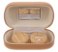 DOITOOL Kit de Rangement pour Lentilles Clip et Miroir Boîte à Lentilles Portable en Plastique Léger Joint en Caoutchouc pour Activités en Plein Air