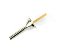 DOITOOL Kit de Remplissage de Saucisses 2 Pièces en Acier Inoxydable Tube de Farce à Saucisse Robuste Poussoir à Saucisses Pratique Cuisine Maison et Préparation de Viande