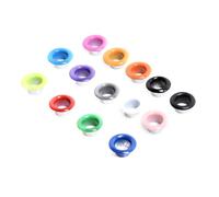 DOITOOL Kit D'œillets Métalliques en Fer 100pcs Œillets Colorés Taille 1-3 pour Couture, Accessoires pour Vêtements et Chaussures, Usage Bureau ou Magasin Couleur Couleur Aléatoire