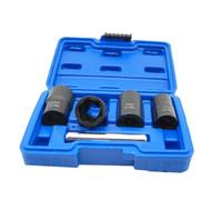 DOITOOL Kit Extracteur Écrou Endommagé Acier Robuste avec Coffret de Rangement Portable pour Démontage Boulons Cassés et Écrous Bloqués