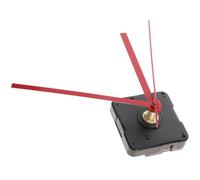 DOITOOL Kit Mécanisme Horloge Mural Silencieux Précis pour Bricolage, | Installation Facile, Design Ergonomique, Plastique Aluminium, Aiguille Droite Rouge Incluse, Pièce de Rechange DIY