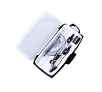 DOITOOL Kit Outils de Métalliques pour Étudiants et Ingénieurs Compas Rapporteur Règle Droite et Triangle Crayon Gomme Ensemble Complet pour Dessin Technique
