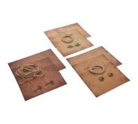 DOITOOL Kit Papeterie Rétro A5 en Papier Kraft Naturel 3 Pièces - Papier à Écrire Délicat Enveloppes D’Invitation Assorties - pour Lettres Manuscrites Correspondance et Occasions