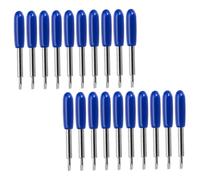 DOITOOL Lames de Découpe Vinyle 50Pcs Lames de Rechange Outil de Découpe Vinyle Compatible Découpeuse pour Gravure Tissu pour Bureau