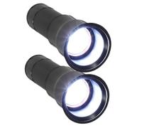 DOITOOL Lampe à Œufs Portable en Alliage D'aluminium et Abs 2pcs Perles Lumineuses Haute Intensité pour Test de Fertilité Œuf Pendant Incubation