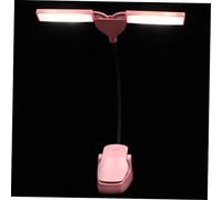 DOITOOL Lampe Led à Pince Pour Piano 28 Leds, Lampe De Pratique Du Piano Rechargeable, Protection Des Yeux, Couleur Rose, Éclairage Doux, Usage Musical