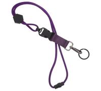DOITOOL Lanière Porte-badge Robuste avec Anneau Métallique, Réglable | Polyester Léger, Détachement Rapide, Tour de Cou Ajustable, pour Randonnée et Trekking, Coloris Pourpre
