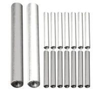 DOITOOL Léger Tiges en Fer et Aluminium 16pcs pour Analyse Qualité de L'eau pour Électrolyseur Portable en Production Industrielle et Laboratoire