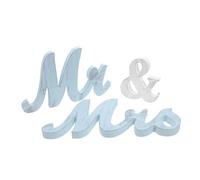 DOITOOL Lettre Bois Mr and Mrs Décor Rustique pour Mariage et Anniversaire Décoration de Table Légère pour Centre de Table Romantique
