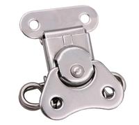 DOITOOL Loquet à Bascule en Acier Inoxydable Robuste pour Boîte de Rangement Outils et Valises avec Ressort et Rotation Facile à Utiliser