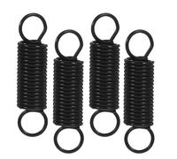 DOITOOL Loquet à Ressort Accessoire Cuisine Installation Facile 4 Pièces en Métal Noir Compatible pour Four à Micro-Ondes