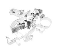 DOITOOL Lot de 1 Set de Set Emporte-pièces Musicaux en Acier Inoxydable Surface Antiadhésive Facile à Nettoyer pour Découper Muffins et Sandwiches en Formes D'instruments de Musique