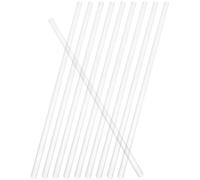 DOITOOL Lot de 10 Bâtons de Verre pour Laboratoire avec Extrémités Arrondies, Contrôle Optimisé du Flux et Prise Solide, pour Dilution de Solutions Réutilisable
