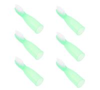 DOITOOL Lot de 10 Brosses à Dents pour Prison Manche Court en Plastique et Poils Doux, Conçues pour Prévenir les Blessures et Adaptées aux Détenus