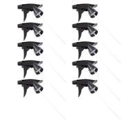 DOITOOL Lot de 10 Buses de Rechange pour Pulvérisateur à Gâchette, Tête de Pulvérisation Ajustable en Pet Noir, Compatible Bouteille Standard 28/400, Jardinage et Beauté