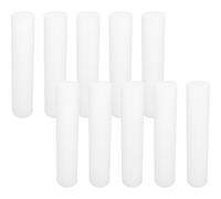 DOITOOL Lot de 10 colonnes en mousse blanche - Cylindres en mousse de Noël - Tubes en polystyrène pour loisirs créatifs, compositions, modelage, 30 cm