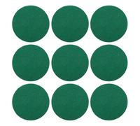 DOITOOL Lot de 10 Coussinets de Rechange en Tissu Polyester pour Poussoirs d'air Hockey, Taille Grosse, Accessoires Solide pour Table de Air Hockey, Remplacement pour Jeu en Intérieur