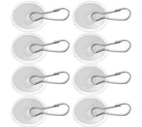DOITOOL Lot de 10 Crochets Adhésifs Transparents pour Plafond sans Perçage Diamètre 2 CM Support Auto-Adhésif Résistant Suspendre Décoration Intérieure Plantes Suspendues et