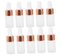 DOITOOL Lot De 10 Flacons À Bille De 3 Ml Pour Huiles Essentielles Petits Flacons Distributeurs En Verre Compte-gouttes Flacons Dhuile De Parfum