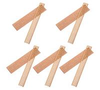 DOITOOL Lot de 10 Mèches de Bougies en Bois Crépitantes Structure à Copeaux Ajourés sans Base pour Atelier Bougies