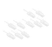 DOITOOL Lot de 10 Pelles à Glace en Plastique Miniatures, Cuillères à Mesurer Légères et Multi-usages, pour Buffet et Restaurant