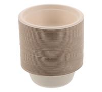 DOITOOL Lot de 100 gamelles jetables pour Animaux (350 ML), en Papier Anti-déversement, idéales pour Les Voyages et Les événements.