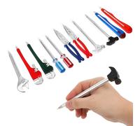DOITOOL Lot de 11 Stylos à Bille Fantaisie Forme Outils Points Magnétiques, Grip Confortable en Abs, pour Bureaux et Maisons, Écriture Fluide et Design Original