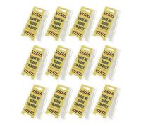 DOITOOL Lot de 12 Mini Clips Porte-Notes en Acrylique Transparent « Ne Pas Déranger » pour Bureau Support Compact et Ludique Clips Mignons pour Notes de Collègues et Manager Bureau à