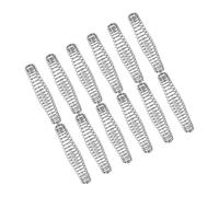 DOITOOL Lot de 12 Ressorts de Sécateur de Précision en Acier Inoxydable Argenté pour Jardinage, Entretien Main, Coupure Rapide, Ressorts Solide et Légers Adaptés Taille Arbre et Fleurs