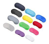 DOITOOL Lot de 15 Cache-œil de Sommeil en Polyester Doux Thérapie Chaud Froid, Léger et Confortable, Doté de 2 Sangles Élastiques pour Hommes et Femmes la Maison Couleur Couleur Aléatoire