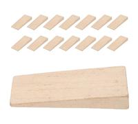 DOITOOL Lot de 15 coins en bois pour manche de hache : coins de fendage en bois pour marteau et manche de hache - Accessoires de remplacement pour outils agricoles et de jardinage