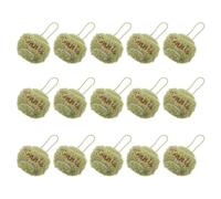 DOITOOL Lot de 15 Porte-clés Mini Tennis Verts Pendentifs Raquette et Balle, Accessoires Décoratifs Sportifs pour Paquet, Souvenirs de Fête et Présents Thème Tennis, Porte-clés Pompon