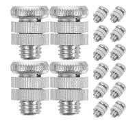 DOITOOL Lot de 16 connecteurs pour Fil de clôture électrique : Pinces à Boulon Fendu pour clôture Haute Tension - Accessoires de sécurité en Alliage d'aluminium pour l'agriculture et Le