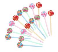 DOITOOL Lot de 16 Stylos à Encre Gel de Sucette, Légers et Compacts, Design Mignon en Plastique, pour Prise de Notes et Correction en ouleur Aléatoire