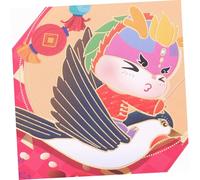 DOITOOL Lot De 18 Sacs D'Argent Rouges Enveloppes Rouges Décoratives Paquet Dragon Enveloppe Année Du Dragon 2024 Du