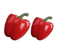 DOITOOL Lot de 2 Bocaux Hermétiques en Céramique pour Conservation Alimentaire, Pots de Rangement Décoratifs pour Thé et Snacks, Taille Petite et Moyenne, Cuisine et Comptoir