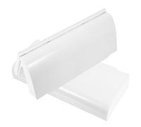 DOITOOL Lot de 2 Boîtiers Étanches pour Interrupteurs 3 Modules 86Mm, Protection Anti-Éclaboussures en Plastique Blanc, Couvercle de Sécurité pour Prises Électriques Salle de Bain Cuisine