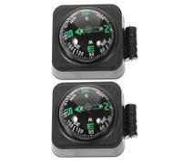 DOITOOL Lot de 2 Boussoles Portables Réglables pour Tableau de Bord, Navigation Précise pour Voitures, Bateaux, Appareils Marins, Guide de Direction pour Randonnée