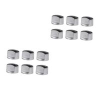 DOITOOL Lot De 2 Boutons De Rechange Pour Cuisinière À En Alliage De Zinc Installation Facile Bouton D'allumage Pour Barbecue Marche/arrêt 6 Pièces X 2