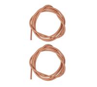 DOITOOL Lot de 2 courroies pour machine à coudre à pédale : courroie de rechange en cuir pour machines classiques et domestiques - d'entraînement pour la couture et la broderie