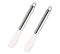 DOITOOL Lot De 2 Couteaux à Beurre En Acier Inoxydable 15 Cm, Épandeurs De Crème Résistants à La Corrosion, Ustensiles De Pâtisserie Pour Étaler Beurre, Fromage Et Confiture
