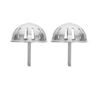 DOITOOL Lot de 2 Couvercles de Bonde d'Urinoir en Acier Inoxydable Bouchons Étanches Anti-Odeurs et Anti-Obstruction pour Urinoir et Salle de Bain Fixation au Sol Accessoire Solide et