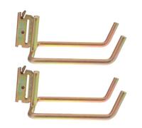 DOITOOL Lot de 2 Crochets E-track en Acier Robuste 8 Cm pour Rails E 2,5 X 1 Support Outils Longs et Échelles Crochet Suspendre pour Camions, Remorques et Entrepôts