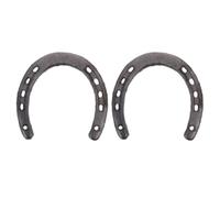 DOITOOL Lot de 2 Décorations Murales en Fonte de Fer à Cheval, Ornement Suspendu Rustique Vintage pour Décoration Intérieure, Applique Murale Décorative pour Chambre et Bureau