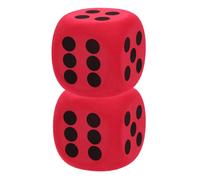 DOITOOL Lot De 2 Dés en Mousse Géants - Dés Souples pour Jeux en Classe Activités De Fête Et Apprentissage - Mousse Eva Sûre avec Coins Arrondis - Parfaits pour Les Enfants Les